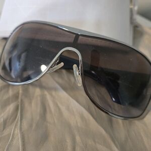 Dior Shield Sunglasses in Dark Gray and Silver